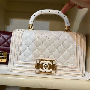 RARE, Limited Edition Chanel Top handle Boy